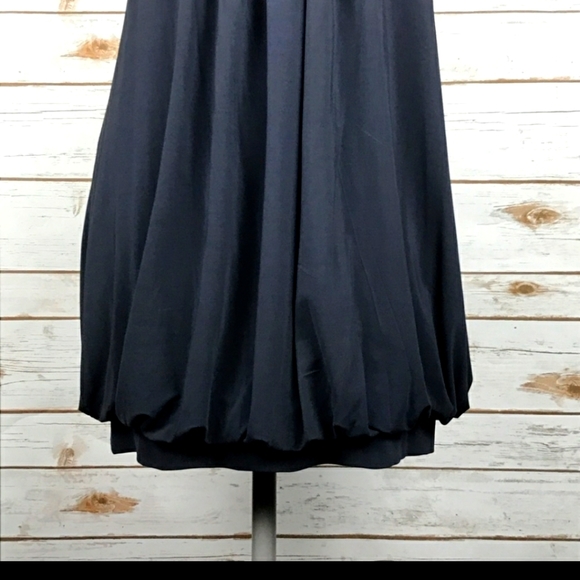 BCBG Sz Med Bubble Hem Halter Dress - Picture 10 of 12